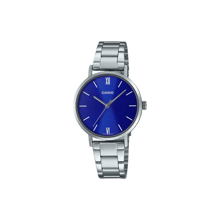 CASIO Women s Standard Series Blue Watch LTP-VT02D-2A LTP-VT02D-2A Blue Dial