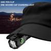 LED Mini Flashlight Powerful Type-C Rechargeable 18350 Battery Torch  2000LM Lamp with Tail Magnet Tactical Camping Lantern