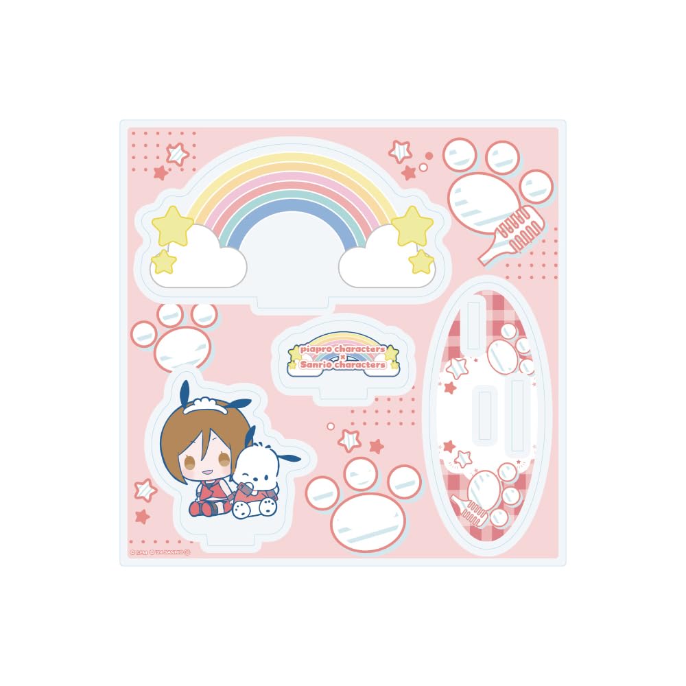 Персонажи Piapro x Персонажи Sanrio 05 МЭЙКО x Почакко [Иллюстрация-коллаборация] Акриловый стенд-пластина