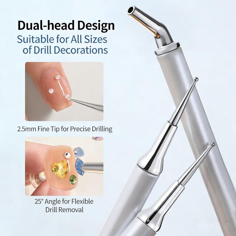 

Nails Picker Dotting Pen For Manicure Double Head Point Drill Pen Dot Painting Point Pen Picker Diy Decoration Tool