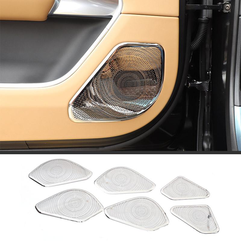 For Land Rover Range Rover Vogue L460 2025 Stainless Steel Car Door Speaker Network Cover Decoration Stickers Car Accessories