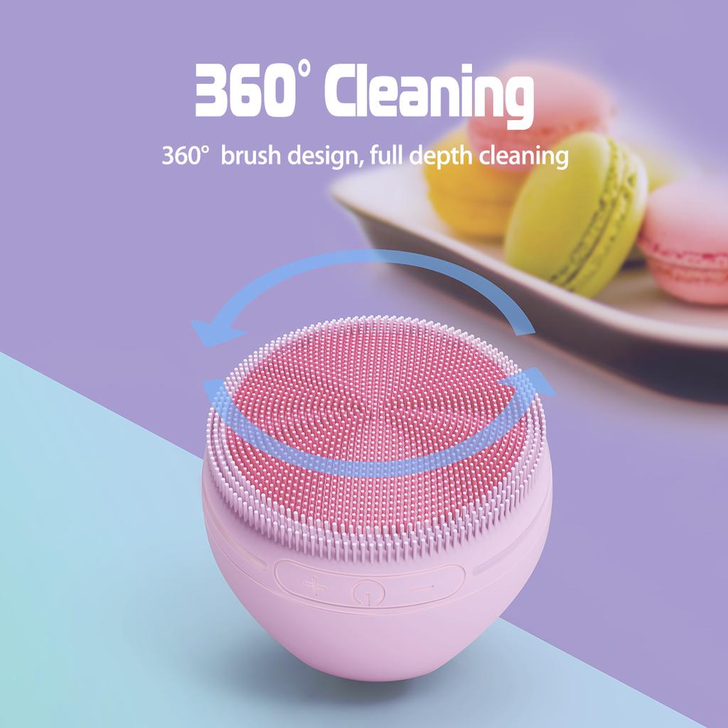 silicone electric face brush