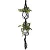 Macramé double nœud spiral noir 120 cm - ARTEVASI - Accessoire de décoration - Universel - Fibre naturelle