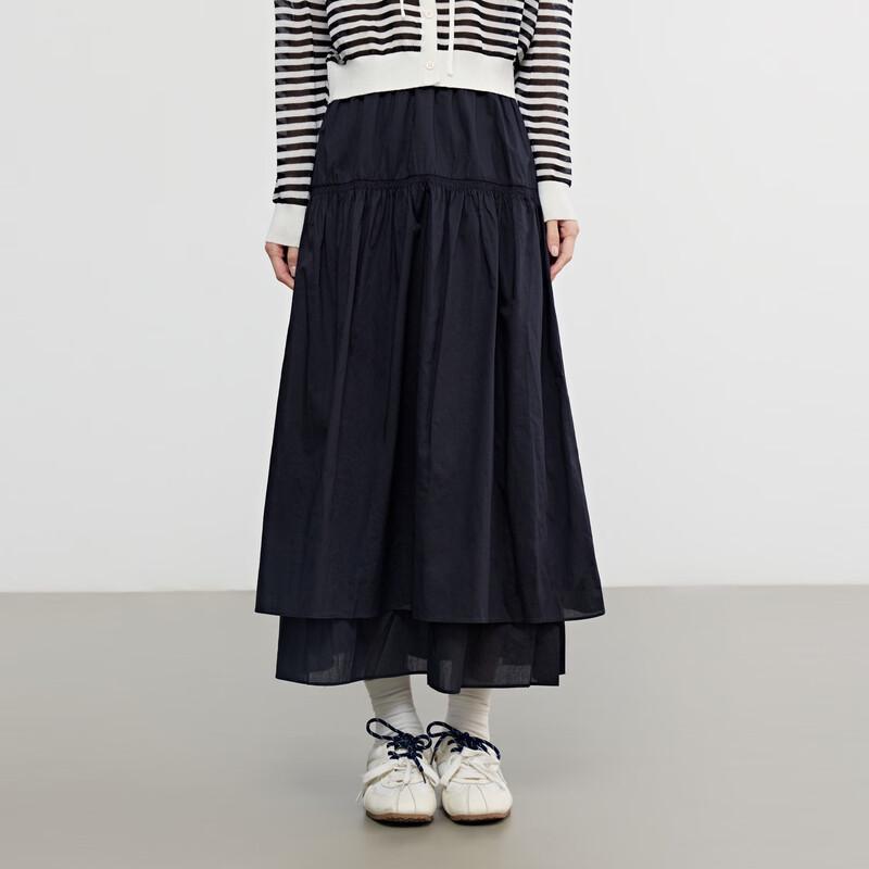 Elva  Island Women s Cotton A-Line Long Skirt S