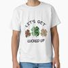 Lets Get Lucked Up Happy Saint Patricks Day Made In Usaaus Tshirt S2xl