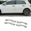 ABS 2014- Chrome Fit For VW Golf MK7 MK7.5 Door Handle Cover Without Hole