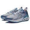 Li Ning Comfortable Cushioning Slip Resistant Abrasion Resistant Reflective Low Top Running Shoes Men's Slate Blue ARER019-2