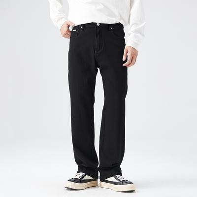 New Spring Jeans Men's American Retro Straight Slim Trousers