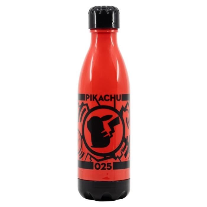 Gourde - Pokémon - rojo y negro - 660 ml - Sans BPA - Multisport