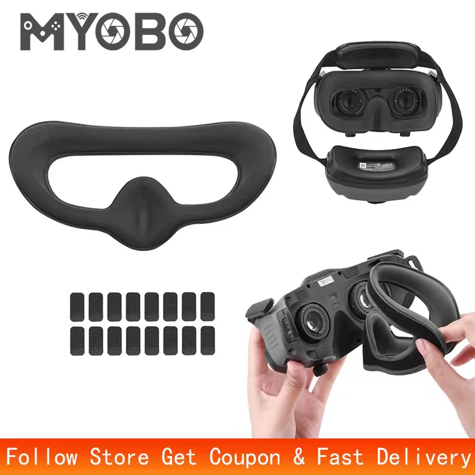 Sponge Foam Eye Pad for DJI Goggles 2 Eye Mask Lens Cover Replacement Face Cushion Pad Soft Face Padding for DJI AVATA Goggles 2
