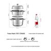 Joyoung 30cm 2-Layer 304 Stainless Steel Steamer
