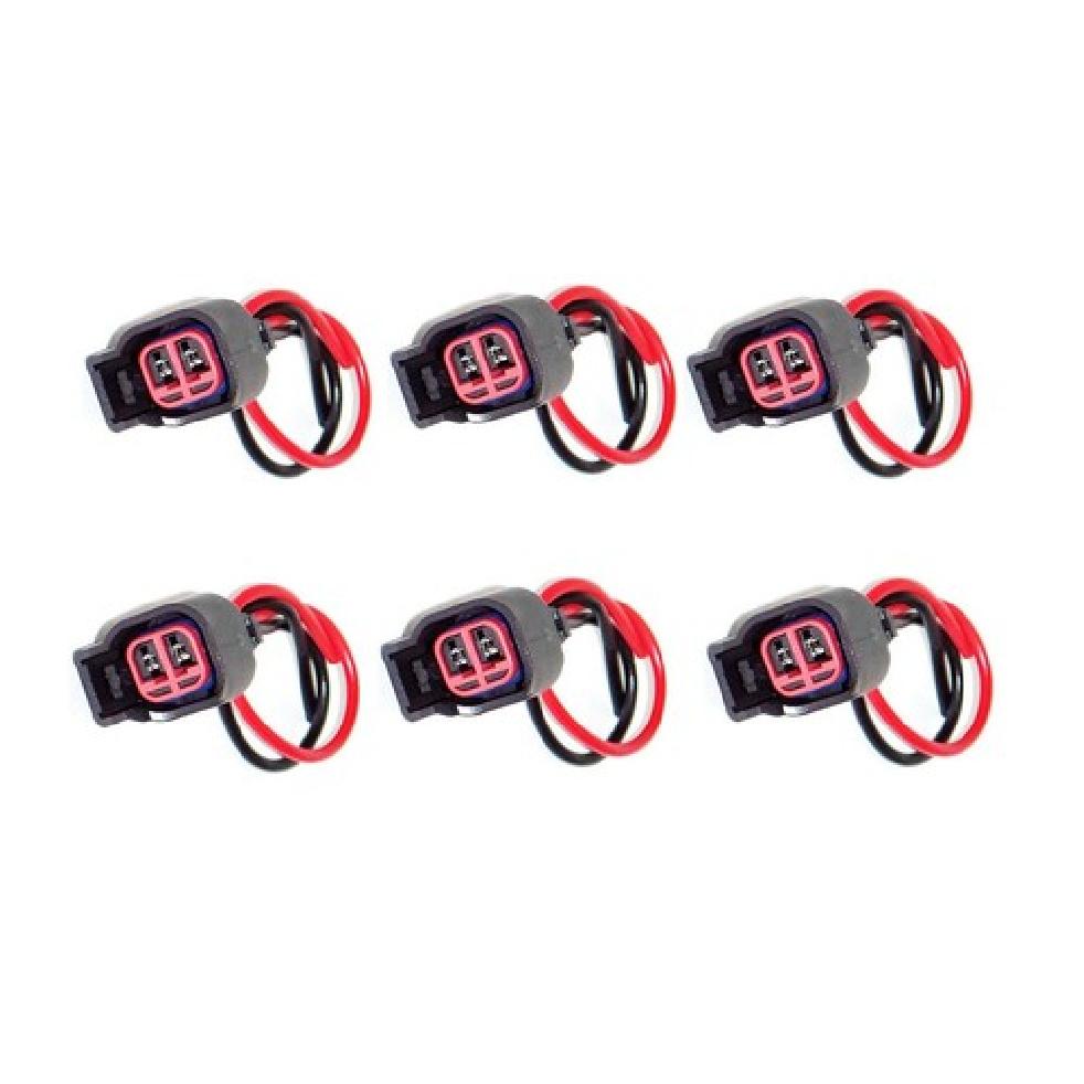 6 x Fuel Injector Connector Fits Ford Taurus Mercury Sable 2003-2006 V6 3.L 3.5L