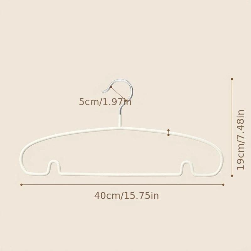 10PCS Bold Wave Hanger for Home Use, Non Marking Clothes Hanger for Children, Clothes Hanger for Dormitory Use