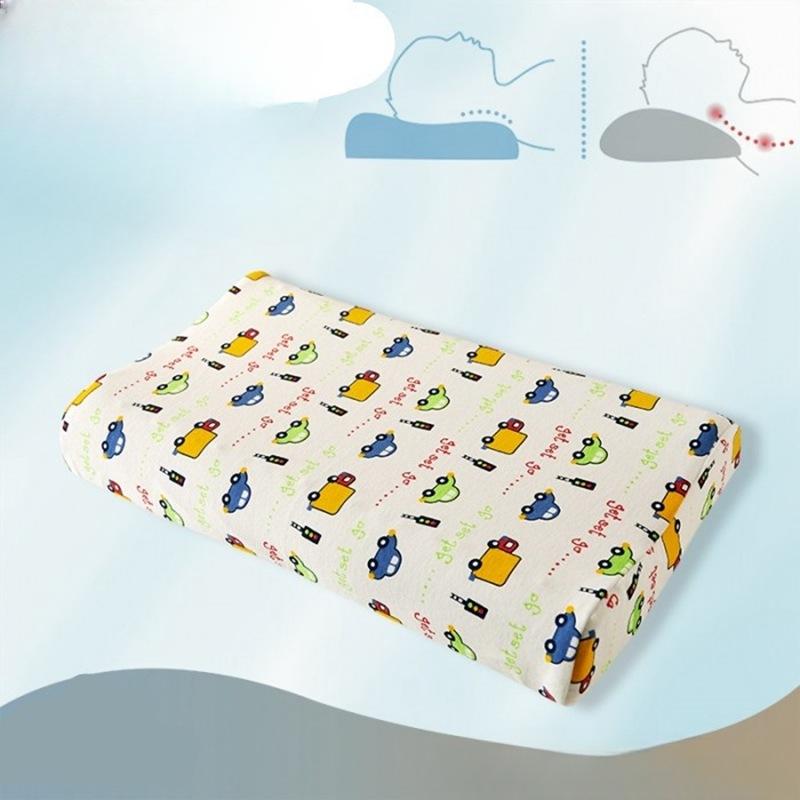 Dětský latexový polštář Cartoon Polštář Pouzdro na polštář Student Baby Latexové jádro na polštář