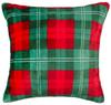 Christmas Pillowcase 40x40 Winter Vibes Check Green Red