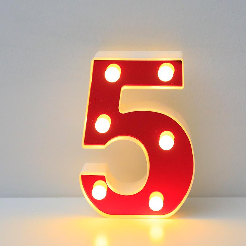 Red LED Letter Light for Parties and Proposals