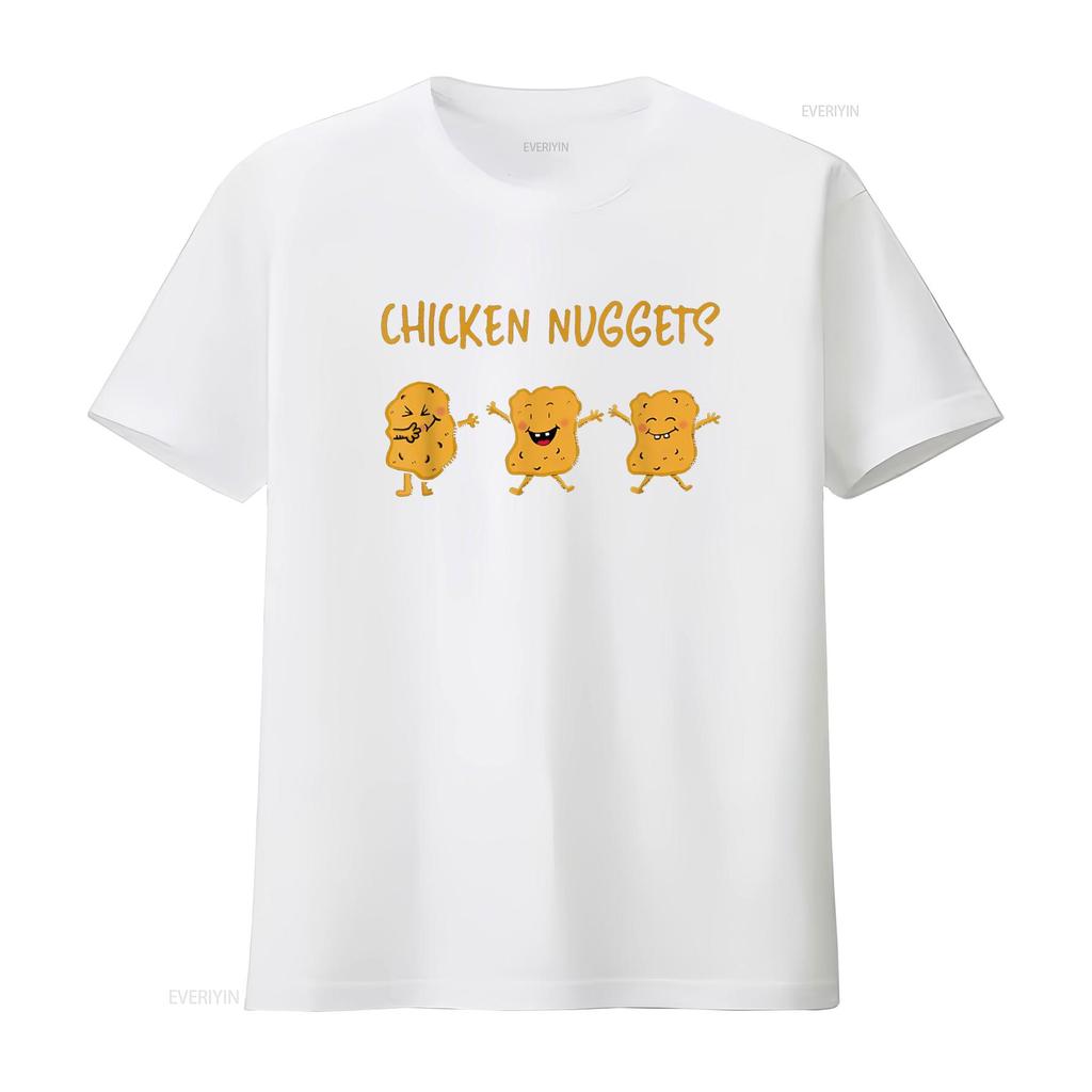 Beautiful dabbing chicken nugget nug life for lover T Shirt vintage Washed Slightly homme streetwear designer clothes fashion