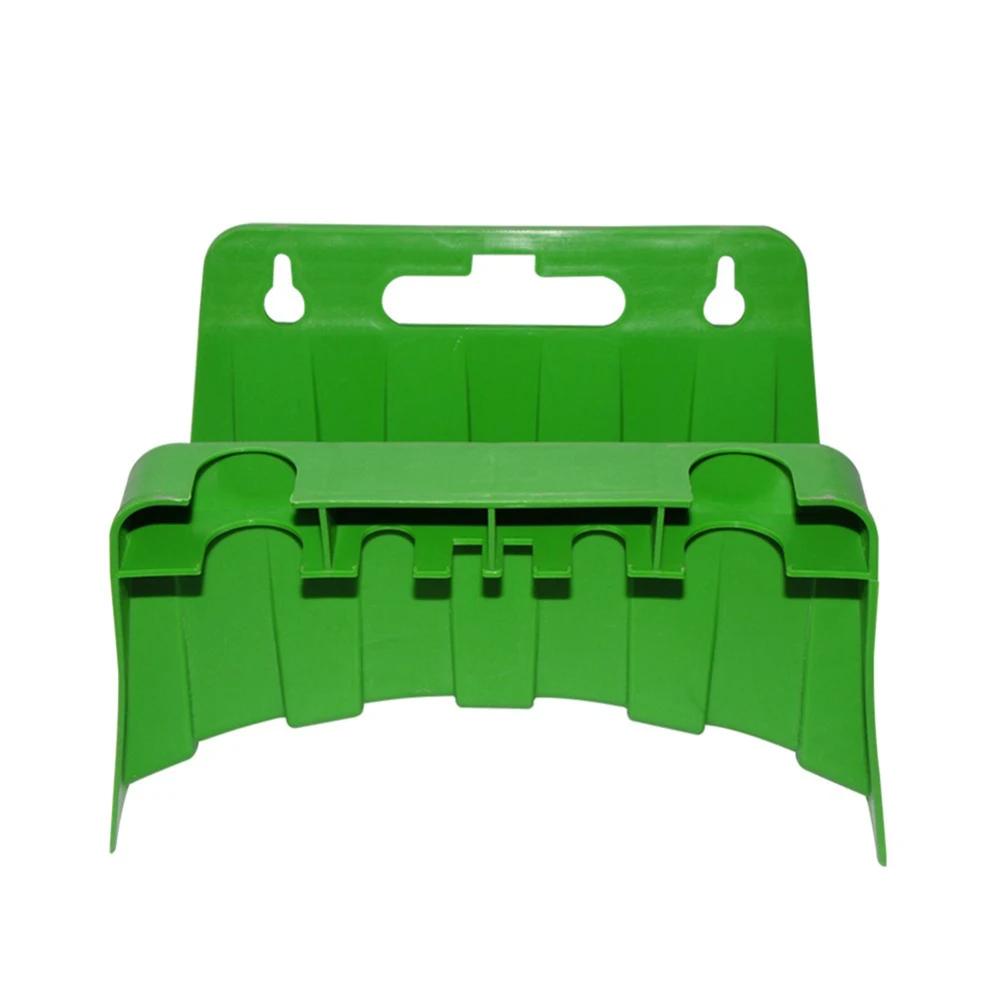 

Настенная стойка для труб для полива сада, аксессуары для ирригационных труб, высококачественная опора для водопроводных труб, пластиковый держатель для хранения зелёный