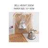 Blessing Bell Friends Are Angels party Favors Creative Bell Angel Good Luck Ornament   for Vehicles Doors Backpacks Keys gift