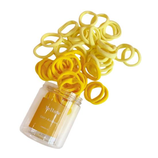 50Pcs Women Hair Ties Vibrant Color High Elasticity Hair Bands No Damage Strong Hold Ponytail Holder Versatile Hair Accessories