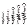 20PCS 2#-10# 8-Shape Connect Ring Stainless Steel Snap Change Connector  Fishing Hook
