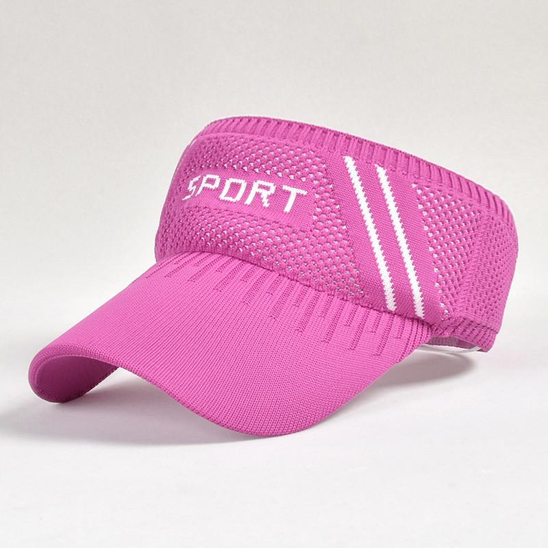 Summer Womens Sport Sun Hat With Large Brim Breathable Polyester For Outdoor Sun Protection