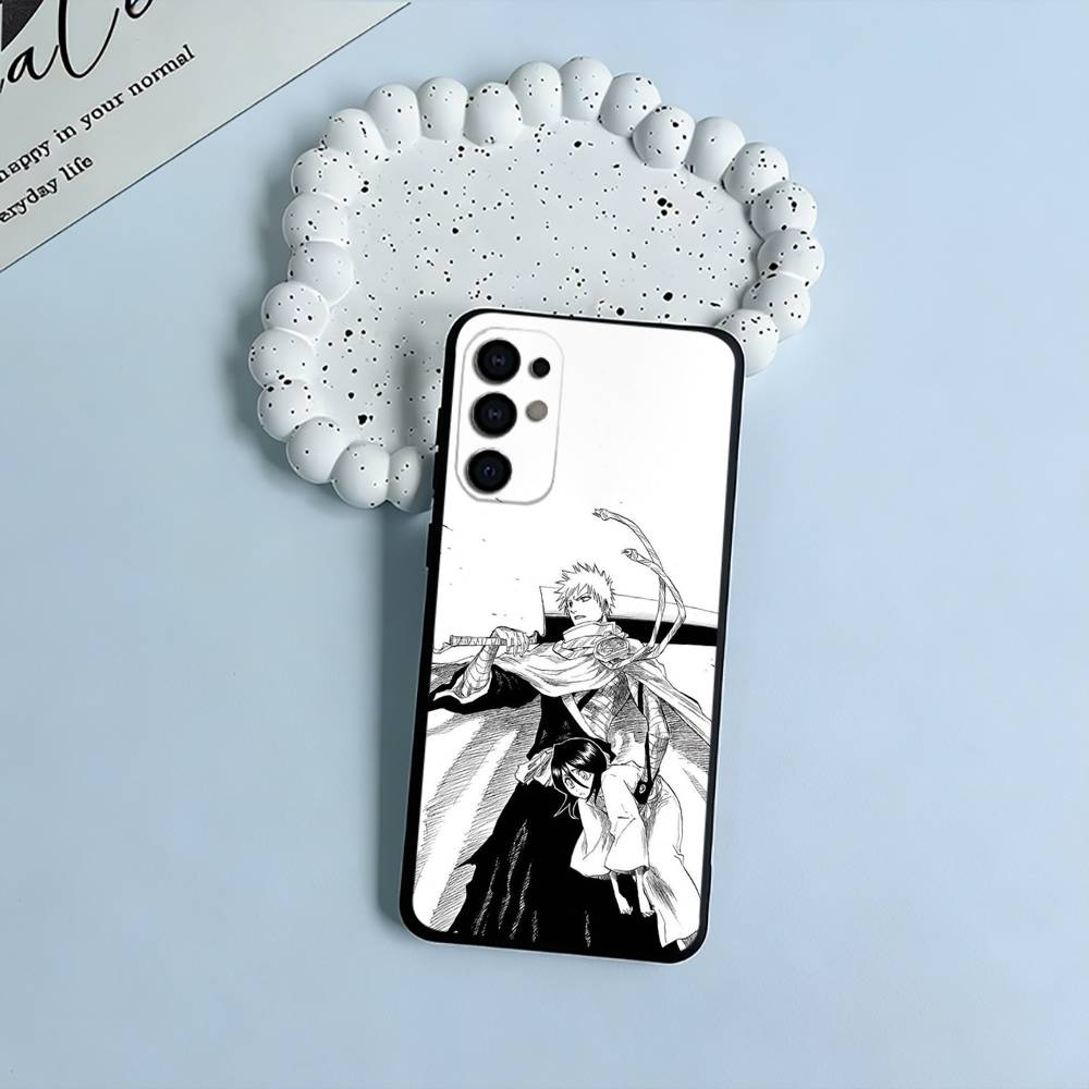 

Hot anime-B-L-E-A-C-H Phone Case For Samsung S25,S24,S21,S22,S23,S30,Ultra,S20,Plus,Fe,Lite,Black Soft Silicone Samsung S21plus