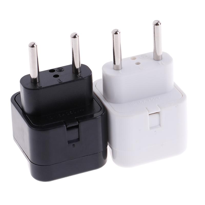 Adaptador de Enchufe Europeo de Brasil a 2 Divisores Universal UK/US/EU/AU 2 3 Pines