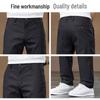 Jeep Men's Linen Blend Straight-Leg Casual Pants