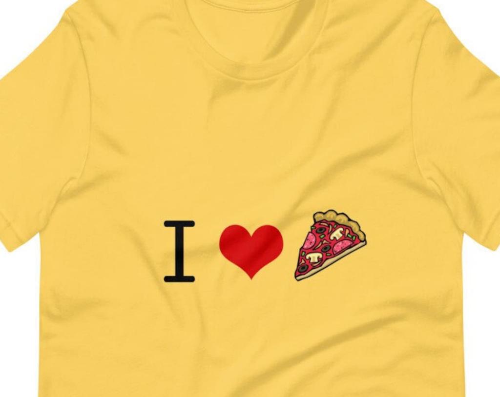 I love pizza shirt. Fun pizza lover tshirt . Foodie shirt, Short-Sleeve Unisex T-Shirt