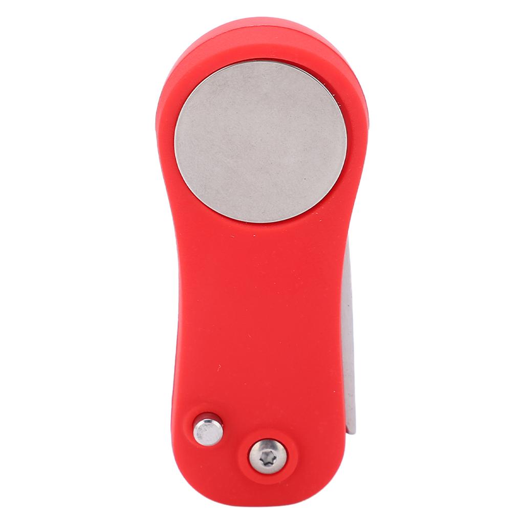 Składane narzędzie do naprawy dołków golfowych z magnetycznym znacznikiem piłeczki Widelec do greenu golfowego i przycisk wyskakujący