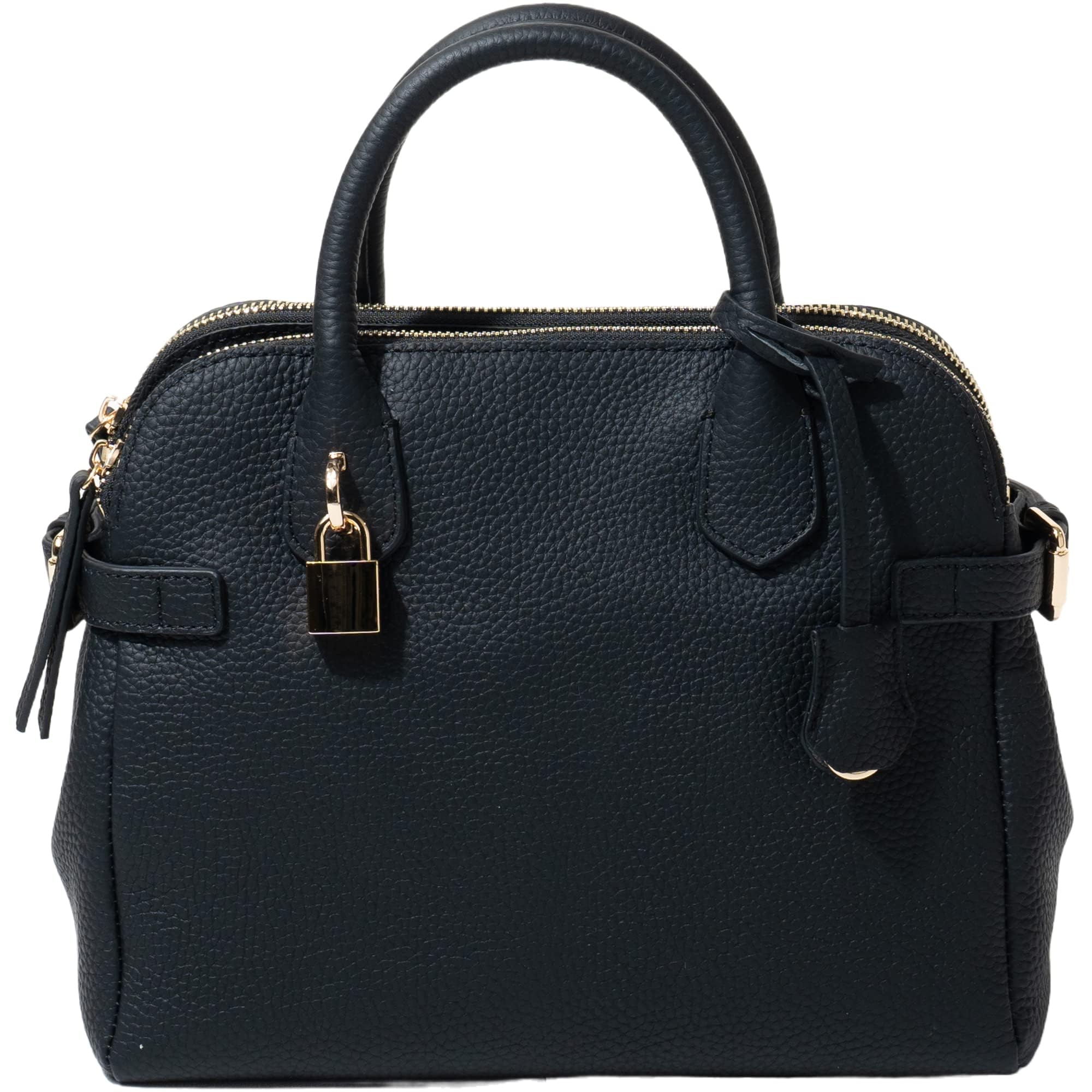 

Oriet Tote Bag 2way Shoulder Bag Genuine Leather Adults Womens Gold Hardware Black