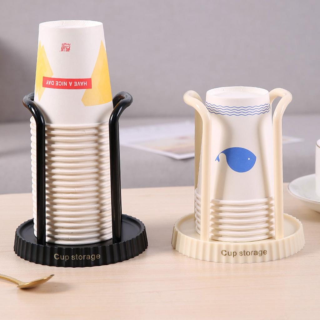 Paper Cup Dispenser Cup Holder Cup Dispenser Bar Coffee Table Cup Holder Mouthwash Cup Organizer Suitable for Bathroom