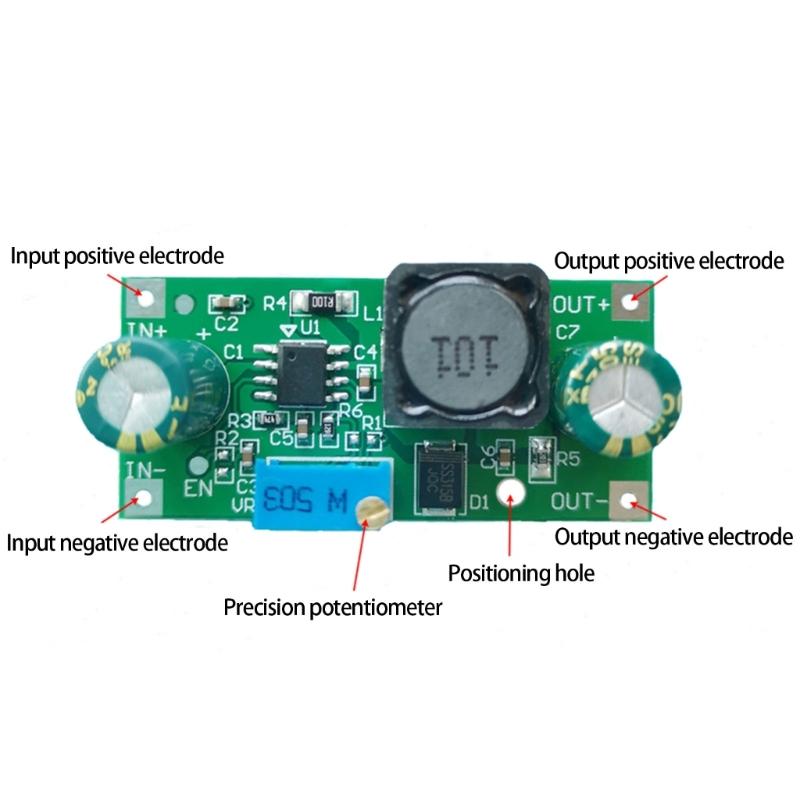 Adjustable Step Down Converters Module 12V 120V Input to 1.25V 48V Output With Overcurrent Protections for Power Supply