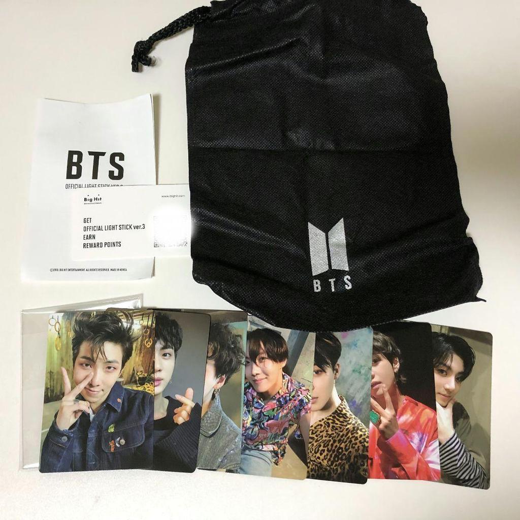 [USED] BTS Light Stick Ver.3 AmiBomb with Trading Card