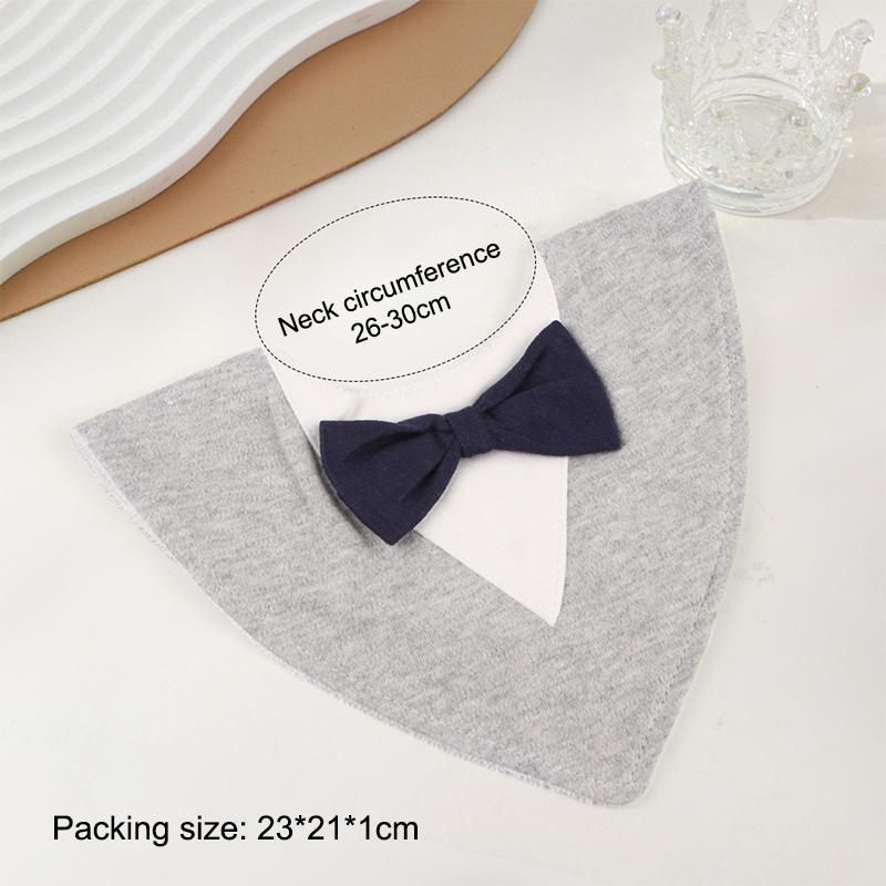 

Свадебный костюм для собак, галстук, забавный наряд для дня рождения собаки, ошейник, аксессуары, реквизит для фотосъемки домашних животных на открытом воздухе, водонепроницаемое полотенце для слюней домашних животных