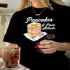 A Round-Neck Printed T-Shirt Vintage Casual Printed Top for Women Harajuku Sleeve Clothing Street Tops Tees Aesthetic Clothes
