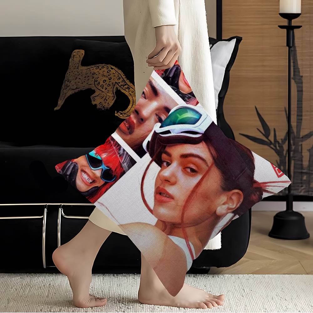 Singer Rosalia Spanish MOTOMAMI Personalized Pillow Cover Kids Bedroom Wild Party Decor Pillowcase kid Birthday shower Gift