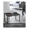 Yamazaki Jitsugyo 10242 Prevents Early Eating Pet Food Bowl Stand Set Diagonal High Type Black Body: W29 x D15.5 x H17.6cm Tower Easy to Eat Pet Food