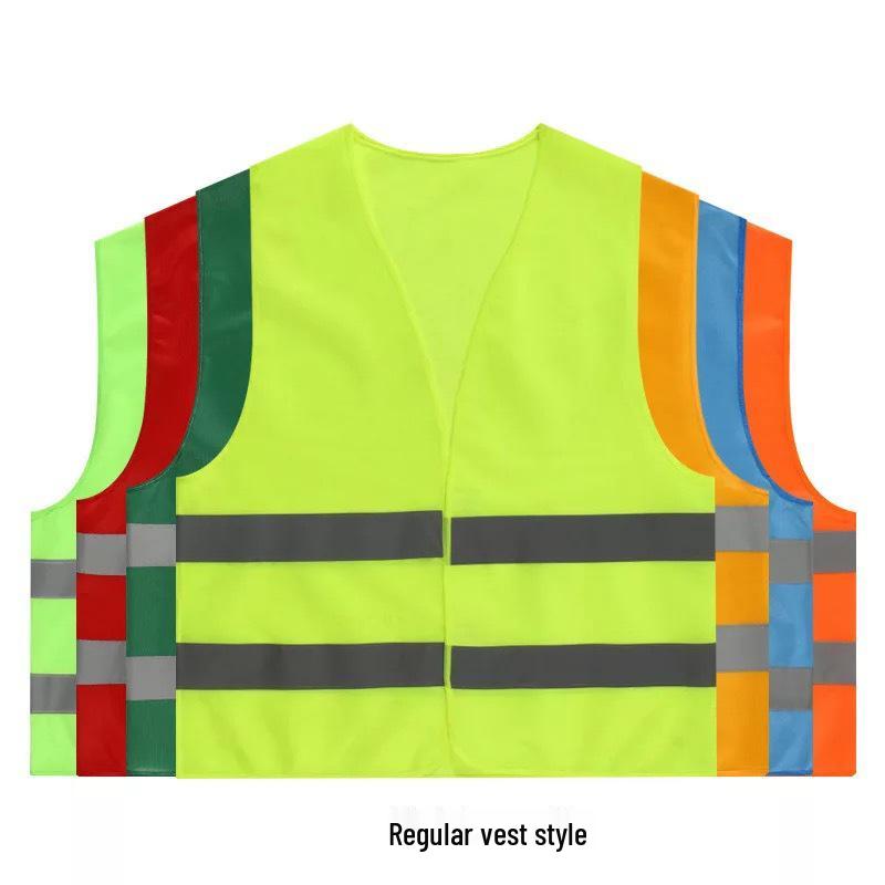 Nuoan Reflective Multi-Pocket Vest for Valet, Sanitation, Traffic, Cycling, and Construction