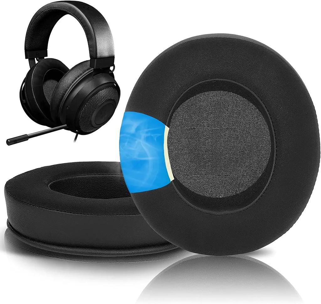 Erstatnings øreputer med kjølende gel for Razer Kraken Tournament Edition Nari Kraken X Ultralight Essential headset