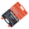 53 Pieces 1 4 Inch Drive Socket Set with Ratchet Wrench Extension Bars Combination Tool for Home and Auto Repair