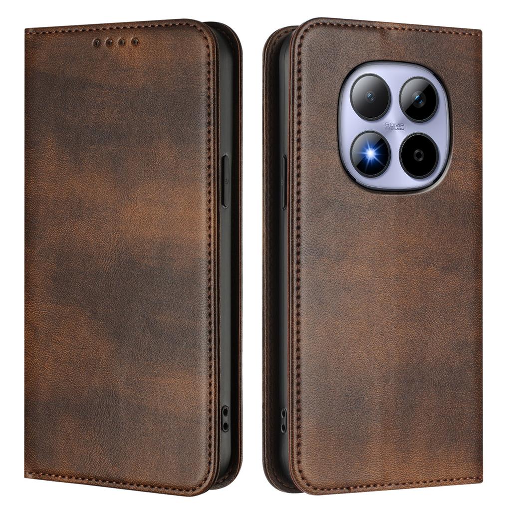 For Xiaomi Redmi Note 15 Pro 5G Wallet Cases Retro Texture RFID Blocking Leather Phone Cover