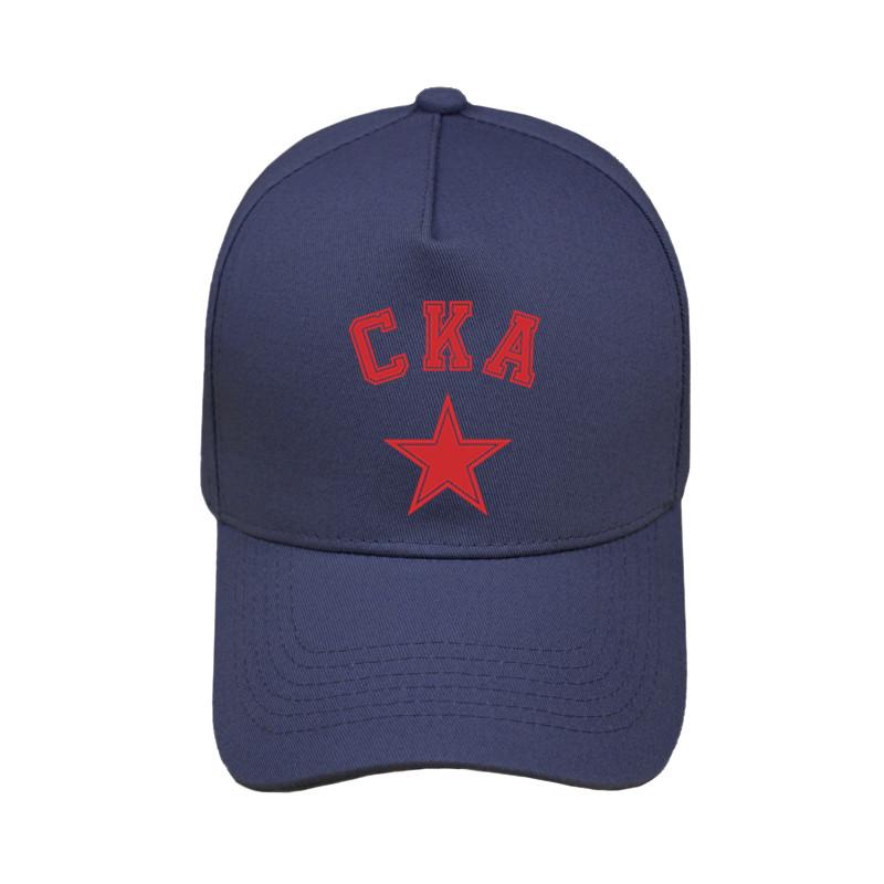 New CKA Russian Hockey Team Baseball Cap Fashion Cool KHL Saint Petersburg SKA Hat Unisex Outdoor Caps MZ089