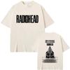 Radiohead Return To The Road European Tour T-shirt Men's Rock Vintage T Shirt Women Gothic Oversized T-shirts
