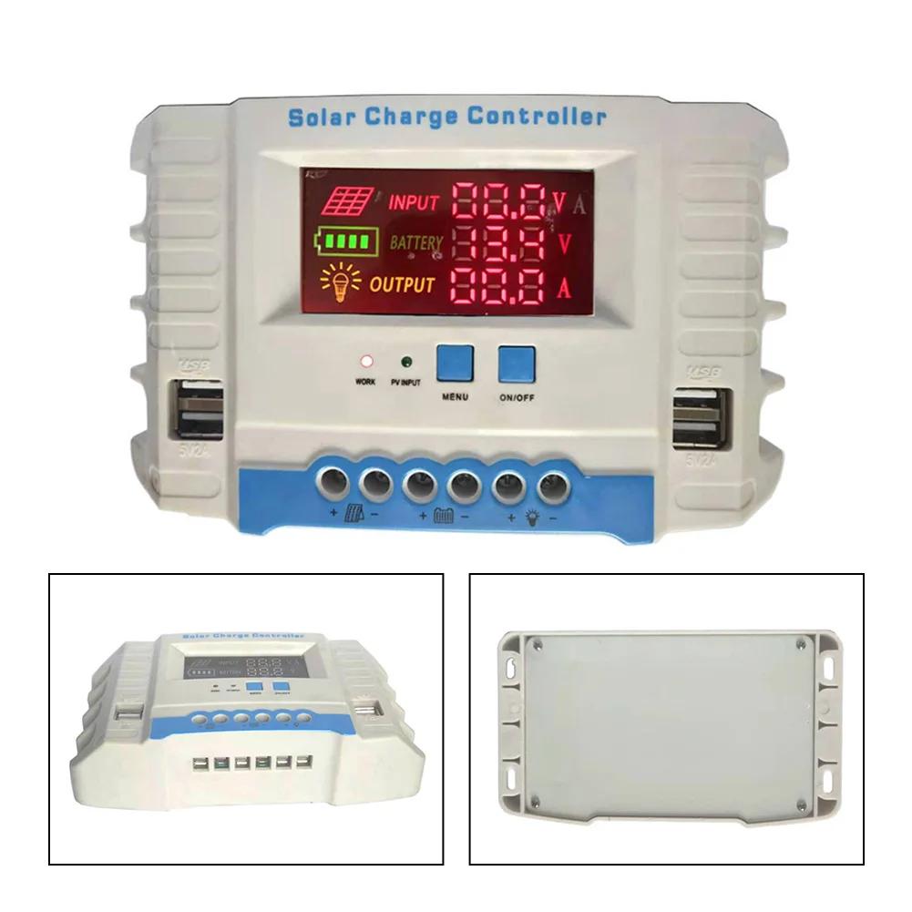 LCD Display Solar Charge Controller 12V/24V For PWM 50V Battery,10-40A Optional LCD Display Solar Charge Controller