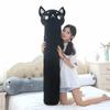 Long Strip Pute Sylindrisk Plysj Sovepute Avtagbar Vaskbar Seng Sovepute