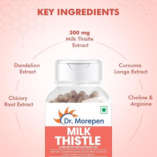 DR. MOREPEN Milk Thistle | Nature's Goodness for Men and Women | (60 Capsules)