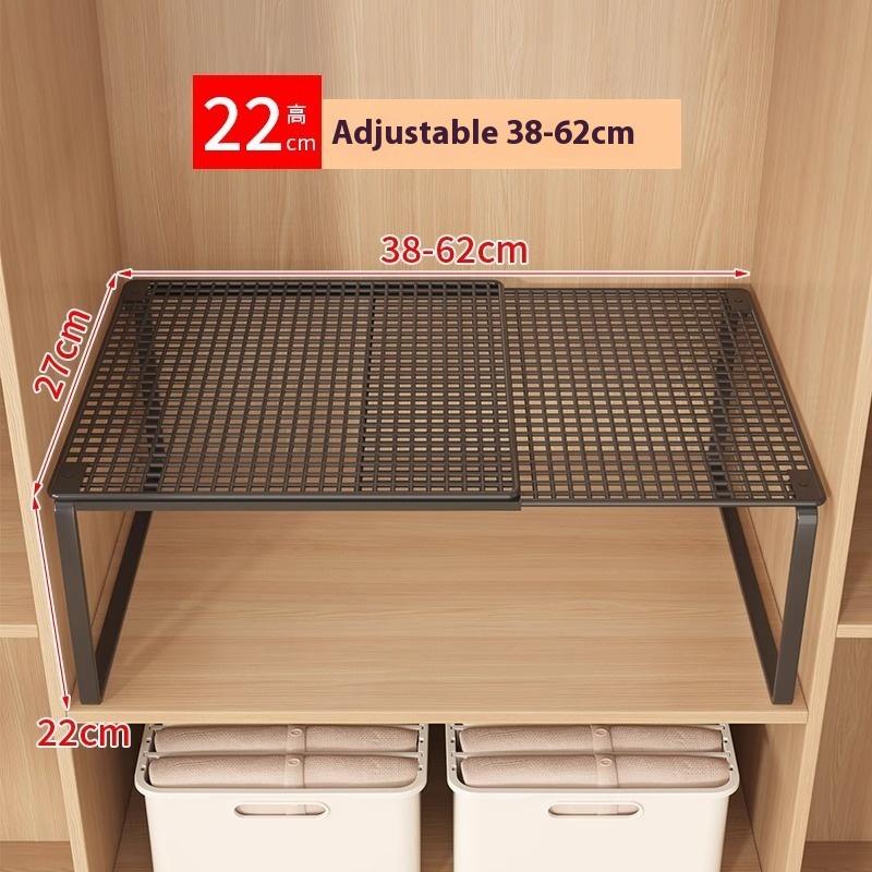 Retractable Wardrobe Storage Layered Organizer, Clothes Rack Internal Space Utilization Cabinet Pull-out Shelf, Shoe Rack