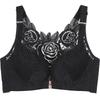 Rose Plus Size Wireless Front Closure Bra for Women - Enhances Bust with Beautiful Back Design